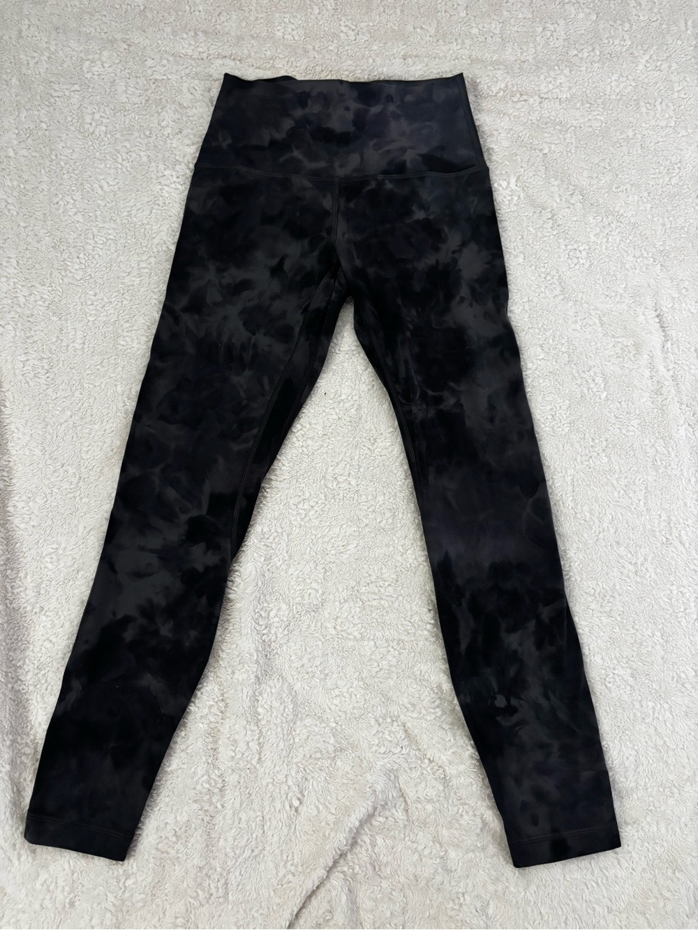 lululemon athletica Black Tie-Dye High-Rise Leggings